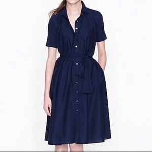 J Crew navy blue Medium dress